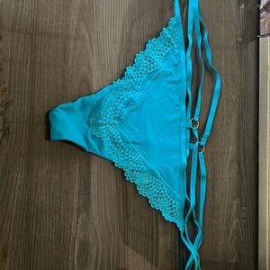 Adore Me Blue Thong in size 1x